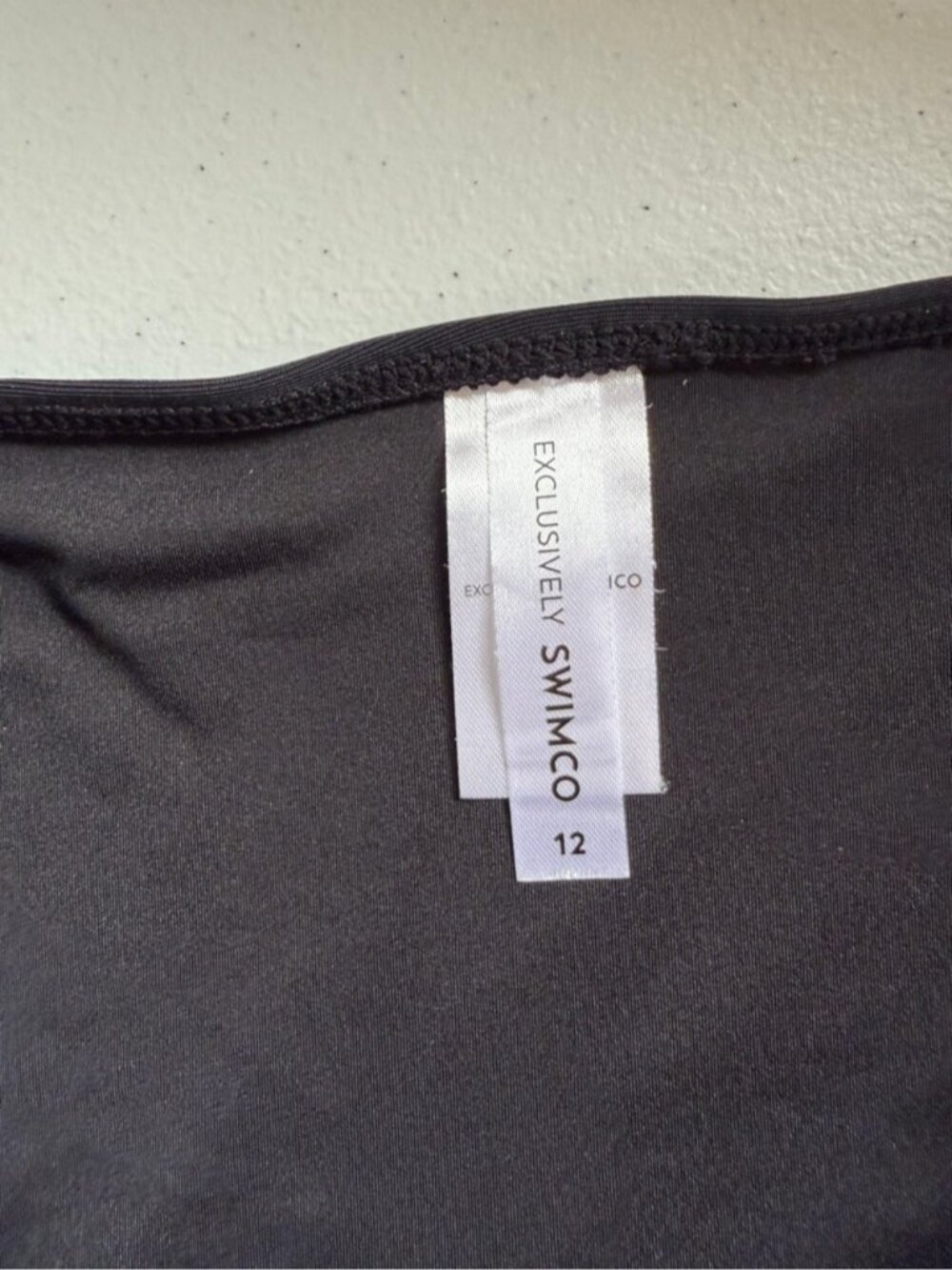 Christina Tankini Blue Swimsuit Top Black High Rise Full Coverage Bottom 10 12 - Picture 7 of 9